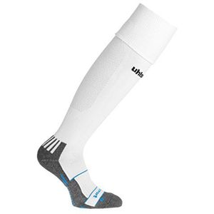Uhlsport Team Pro Voetbalkousen - Wit / Zwart | Maat: 41-44