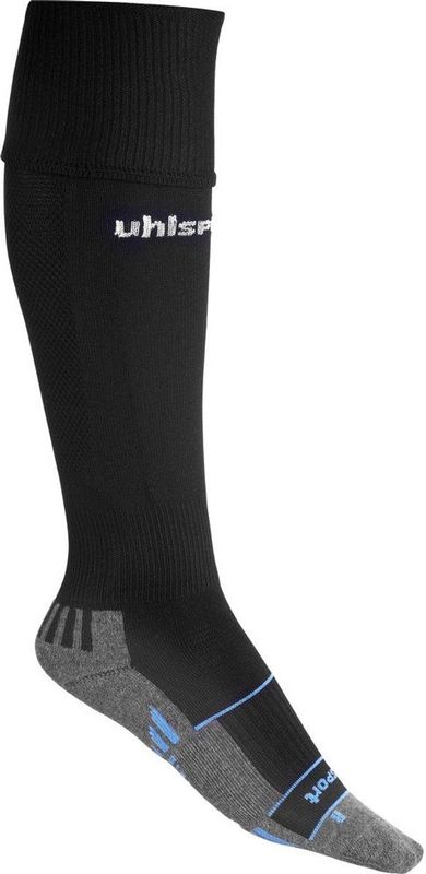 Uhlsport - Team - Voetbalsokken - Zwart - Katoen - Voor Heren Dames Kinderen