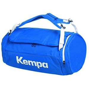 Kempa Tas K-LINE PRO - 40 liter - sporttas reistas voor dames en heren - met rugzakfunctie - tas voor sport, reizen, fitness, gym, handbal, voetbal, blauw (Azul Royal/Blanco), Small, Sporttas