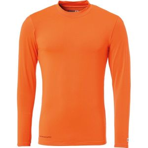 Uhlsport - Distinction Colors - Baselayer Thermoshirt - Fluo Orange - Ademend Materiaal