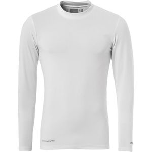 Uhlsport Distinction Colors Baselayer  Sportshirt performance - Maat 140  - Unisex - wit