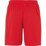 Uhlsport - Center Basic Short - Korte Broek - Rood / Wit - Polyester