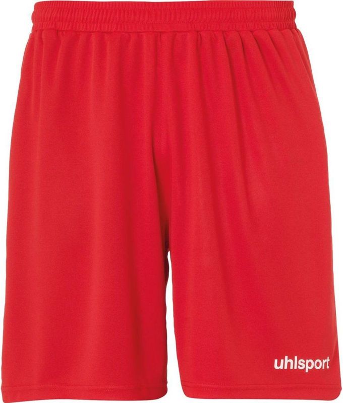 Uhlsport - Center Basic Short - Korte Broek - Rood / Wit - Polyester