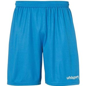 Uhlsport - Center Basic Short - Korte Broek - Cyaan / Wit - 100% Polyester