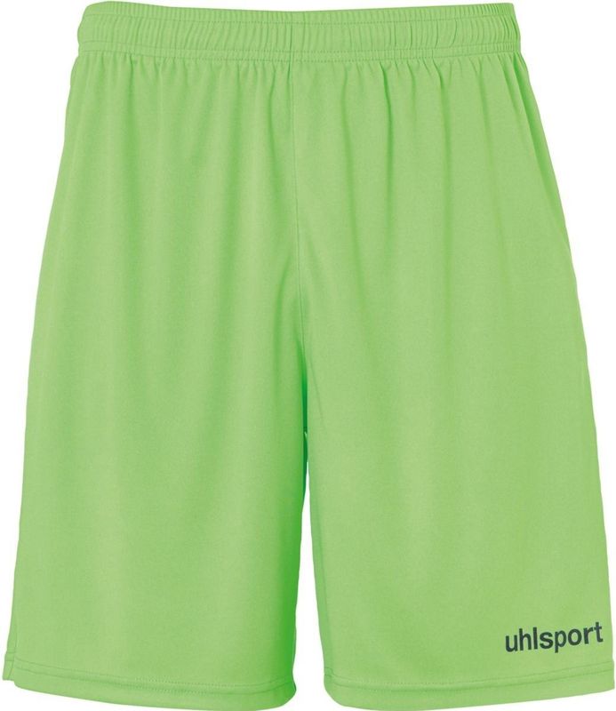 Uhlsport Center Basic Short Kinderen - Flash Groen / Zwart | Maat: 116