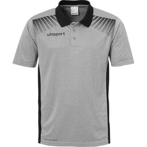 uhlsport Goal Polo heren T-shirt, donkergrijs/zwart, maat M