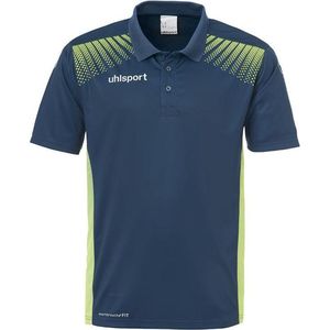 Uhlsport - Goal - Poloshirt - Zwart-Limoen Geel - Katoen