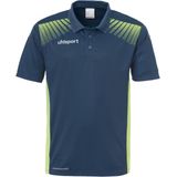 Uhlsport - Goal - Poloshirt - Zwart-Limoen Geel - Katoen