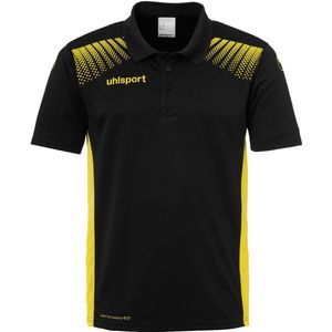 Uhlsport - Goal Polo Shirt - Zwart-Limoen Geel - Katoen