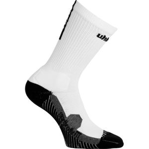 Uhlsport Heren Tube It sokken, wit/zwart, 45-47