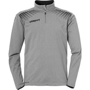Uhlsport Goal 1/4 Zip Top Donker Grijs Melange-Zwart
