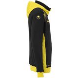Uhlsport - Goal Tec Hood Jacket - Zwart-Limoen Geel - Hoodie