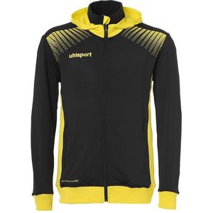 Uhlsport - Goal Tec Hood Jacket - Zwart-Limoen Geel - Hoodie