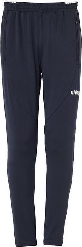 Uhlsport - Evo - Trainingsbroek - Grijs/Zwart/Marine Blauw - 93% Katoen/7% Elastaan