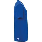 Kempa - Poly - Sportshirt - Blauw - Vochtafdrijvend, Sneldrogend, Ronde Hals, 100% Polyester