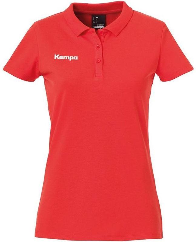 Kempa - Poloshirt - Rood - 60% Polyester, 35% Katoen