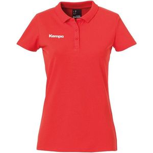 Kempa - Poloshirt - Dames - Rood - 60% Polyester, 35% Katoen