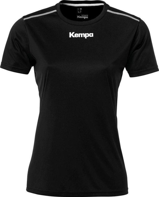 Kempa - Dames T-shirt - Polyester - Contrasterende Halslijn