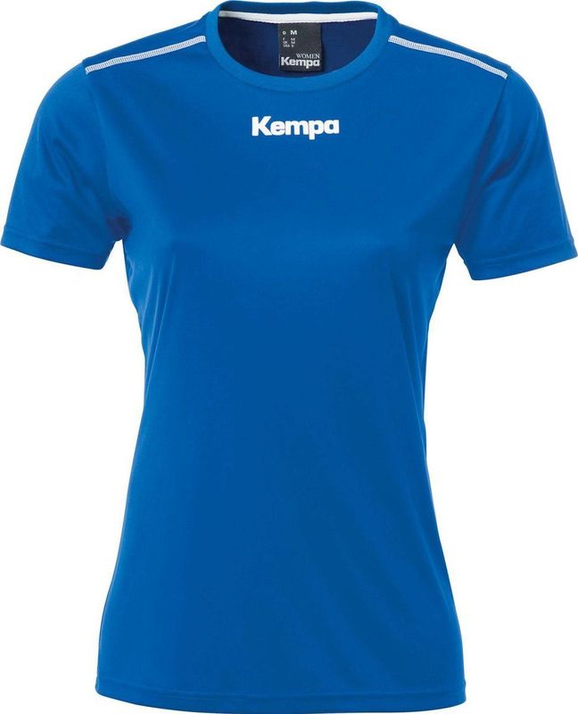 Kempa - Dames T-shirt - Polyester - Contrasterende Halslijn