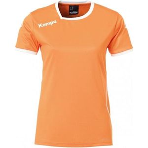 Kempa Curve Shirt Dames - Oranje Wit