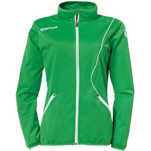 Kempa Curve Classic  Trainingsjas - Maat L  - Vrouwen - groen/wit