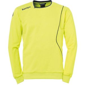 Kempa - Curve Training Top - Fluo Geel - Diep Blauw