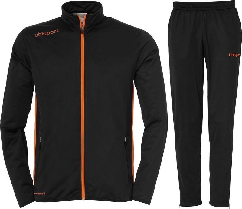 Uhlsport - Essential Classic - Trainingspak - Zwart - Fluo Oranje