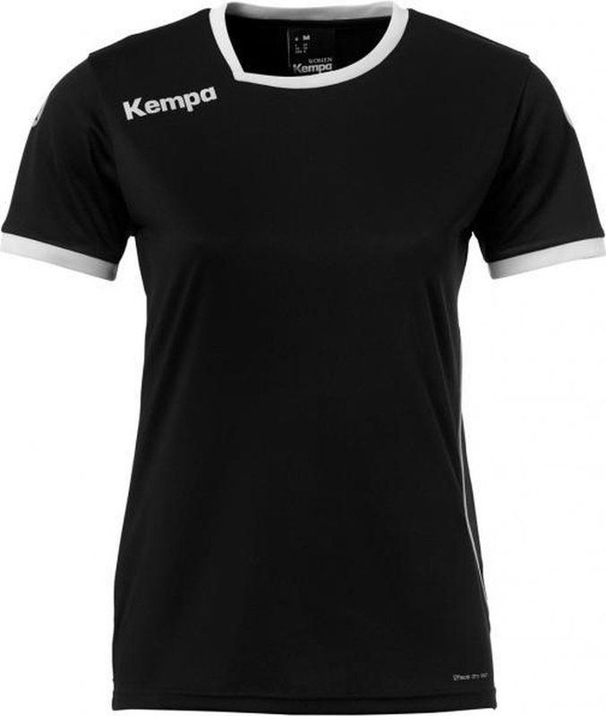 Kempa - Curve Shirt - Sportshirt - Zwart-Wit - Dames