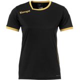 Kempa Curve Shirt Dames Zwart-Goud