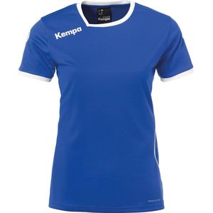 Kempa Curve Shirt Dames - Blauw Wit