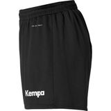 Kempa Curve Sportbroek - Zwart - Wit - 100% Polyester