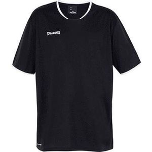 Spalding - Move Shooting Shirt - Zwart/Wit - Sportshirt - Kinderen