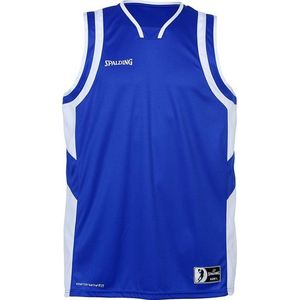 Spalding All Star Tank Top Royal Blauw-Wit Maat M