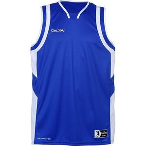 Spalding All Star Tank Top Royal Blauw-Wit Maat S