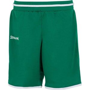 Spalding Move Basketbalshort Dames - Groen / Wit | Maat: 34