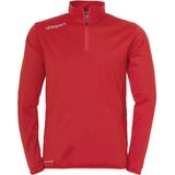 Uhlsport - Essential Ziptop - Rood - Kinderen - Comfortabel Sportshirt