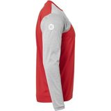 Kempa Core 2 0 Longsleeve Rood-Donker Grijs Melange