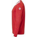 Kempa Core 2 0 Longsleeve Rood-Donker Grijs Melange