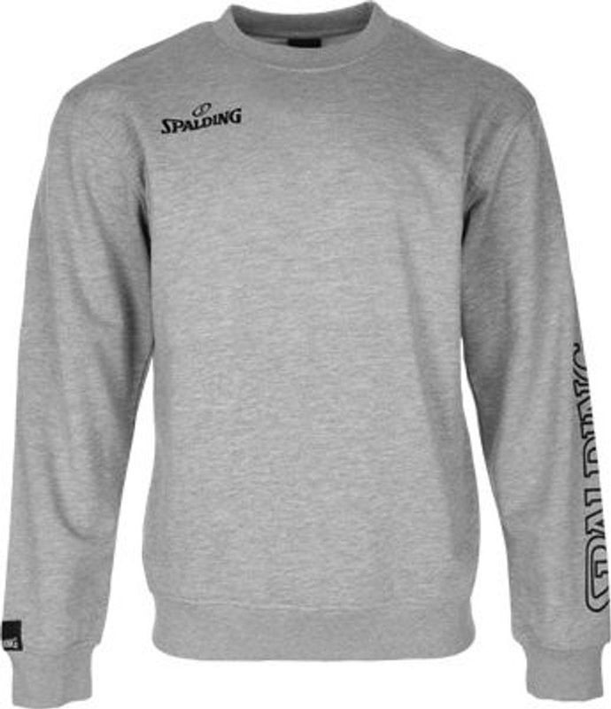 Spalding Team II Sweater Kinderen - Grijs Gemeleerd | Maat: 128