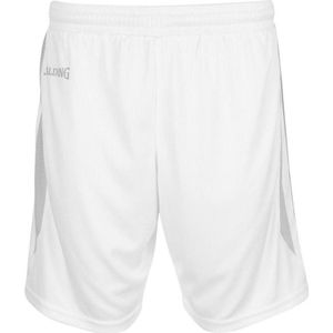 Spalding 4Her III Basketbalshort Dames - Wit / Zilver | Maat: M