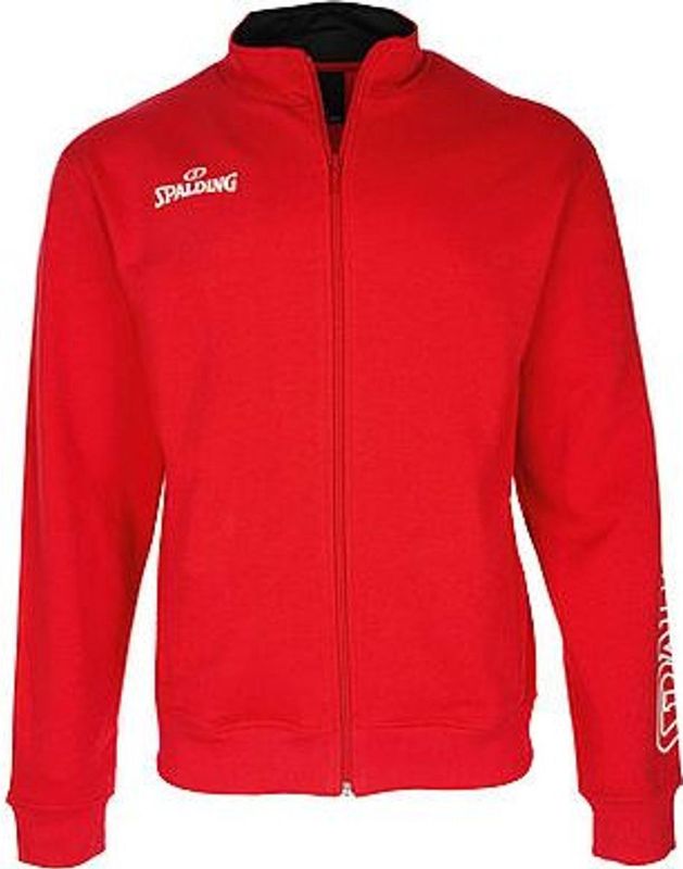 Spalding - Team II - Jas - Zwart - Zweetbestendig - Twee Zakken met Ritssluiting