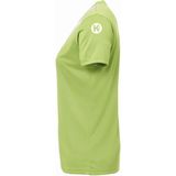 Kempa Core 2 0 Shirt Dames Hoop Groen-Donker Grijs Melange