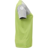 Kempa Core 2 0 Shirt Dames Hoop Groen-Donker Grijs Melange