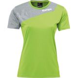 Kempa Core 2 0 Shirt Dames Hoop Groen-Donker Grijs Melange