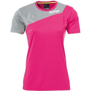 Kempa - Core 2.0 - Damesmaillot - Gemêleerd Grijs - Ronde Hals