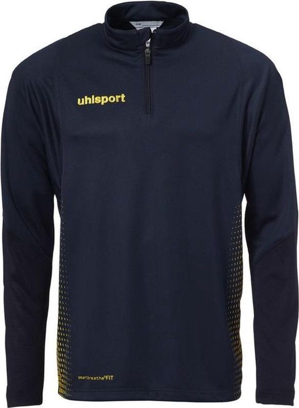 Uhlsport - Score 1/4 Zip Top - Marine-Fluo Geel - Kind