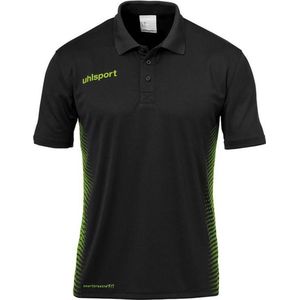 Uhlsport - Score - Poloshirt - Zwart-Fluo Groen - 100% Polyester