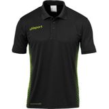 Uhlsport Score Polo Shirt Zwart-Fluo Groen