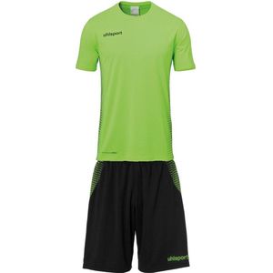 Uhlsport Score Sporttenue Korte Mouw Heren - Fluo Groen Zwart