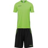 Uhlsport Score Sporttenue Korte Mouw Heren - Fluo Groen Zwart